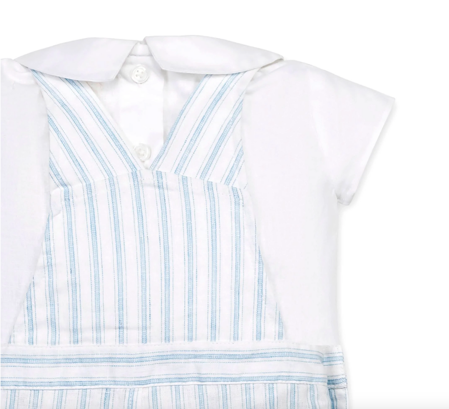 Linen Shortie Overall Set