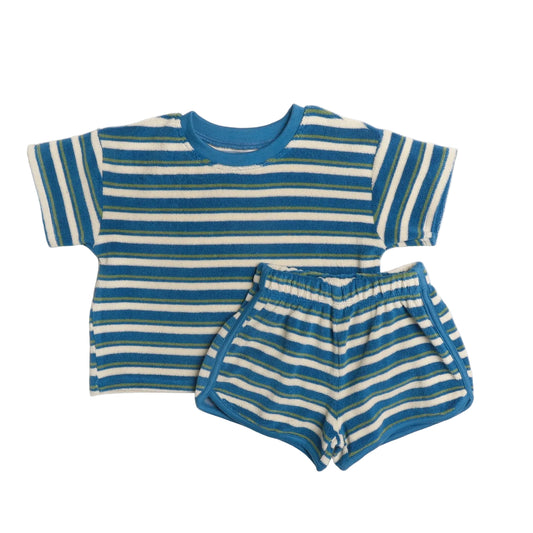 Striped Terry Cloth Shirt