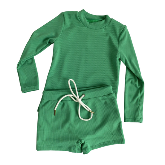 Canyon Ribbed Two Peice Swim Set