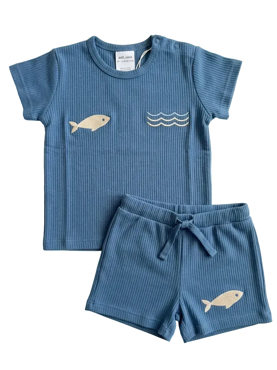 Fish Short Pajama set