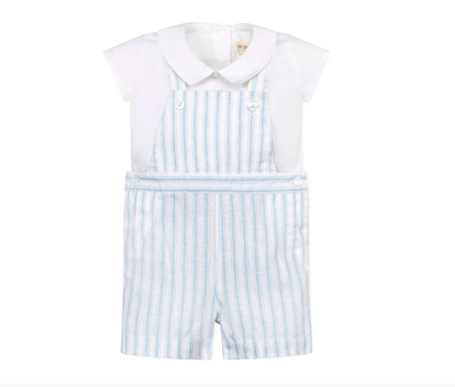 Linen Shortie Overall Set