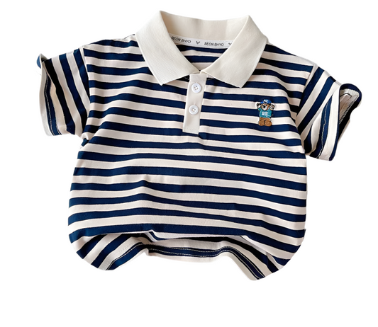 Striped Polo T-Shirt
