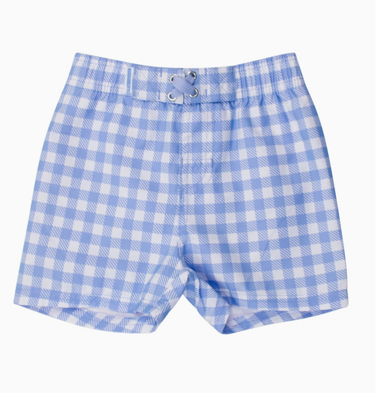 Checkered Swim Shorts