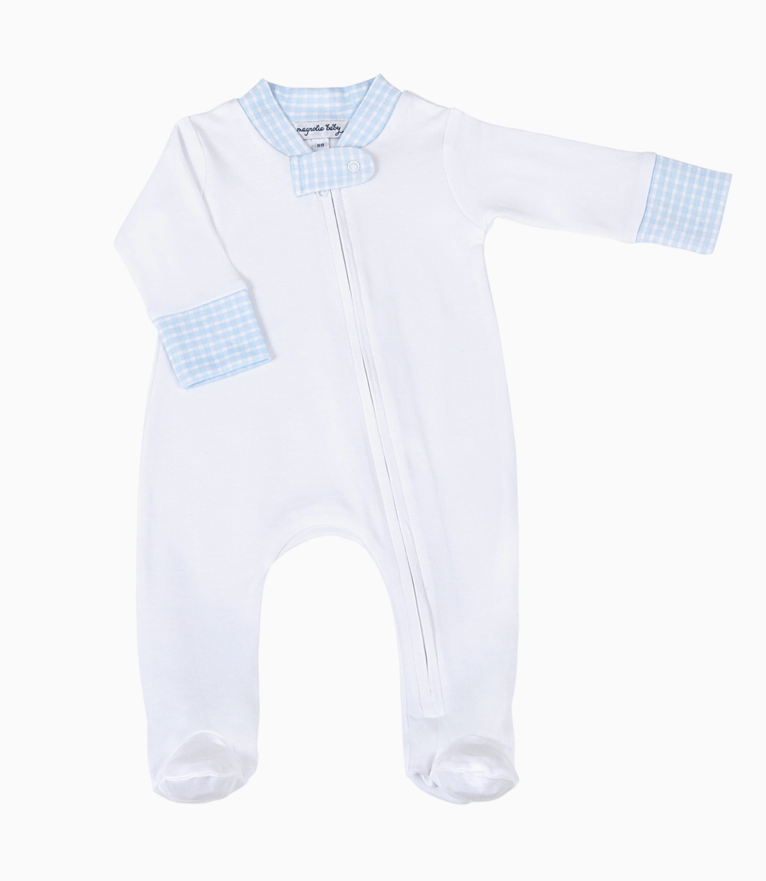 Checkered Zippered Footie