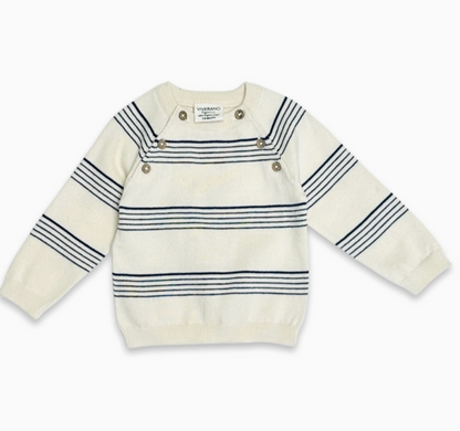 Stripe Knit Pant Set