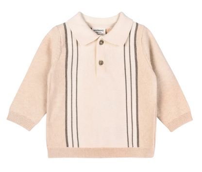 Knit Vertical Stripe Set