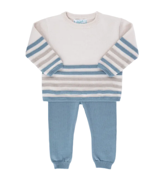 Multi Striped Knit Set