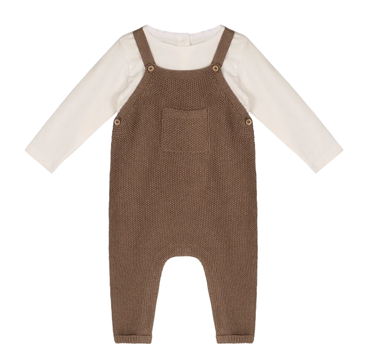 Knit Overall with Bodysuit