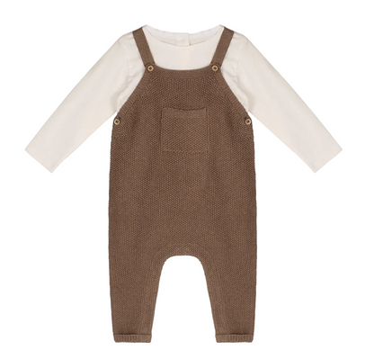 Knit Overall with Bodysuit