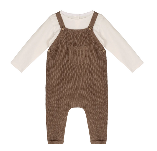 Knit Overall with Bodysuit