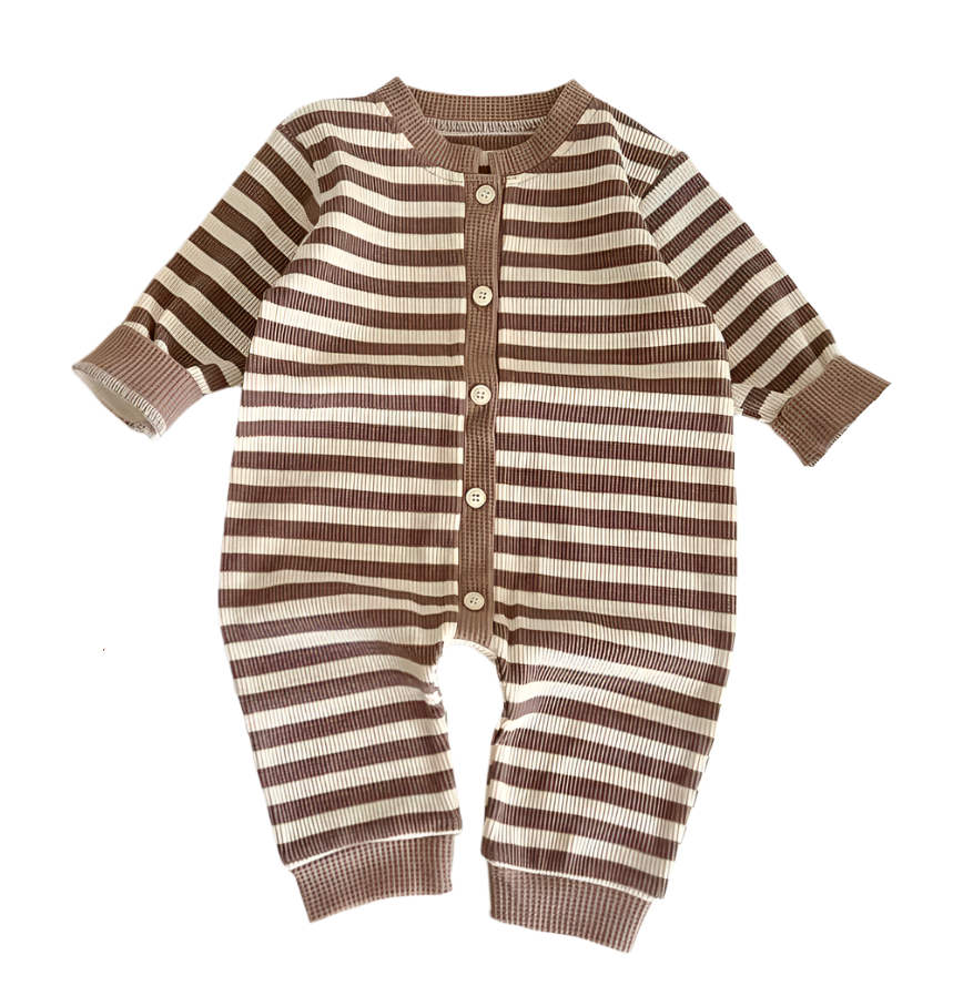 Striped Waffle Onesie