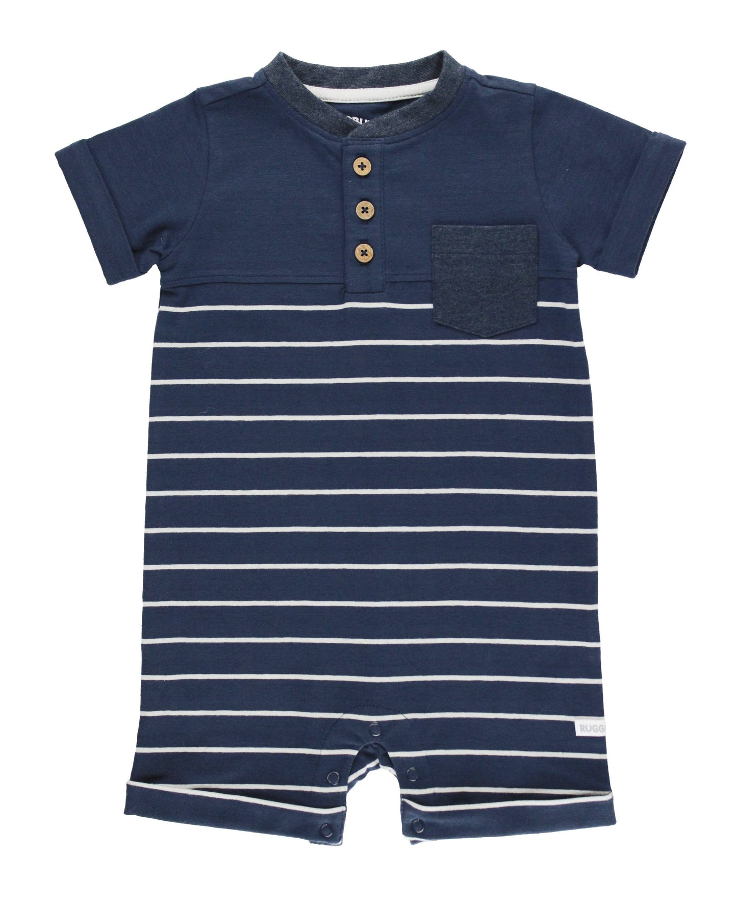 Stripe Henley Romper